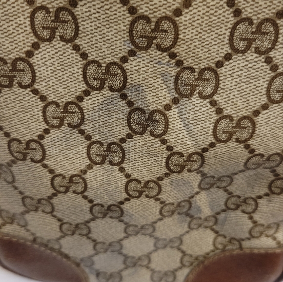 Gucci Tan Supreme Coated Canvas Ophidia Boston Handbag - Picture 14 of 16